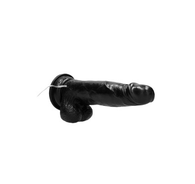 RealRock - Wibrujące realistyczne dildo z jądrami  20 cm